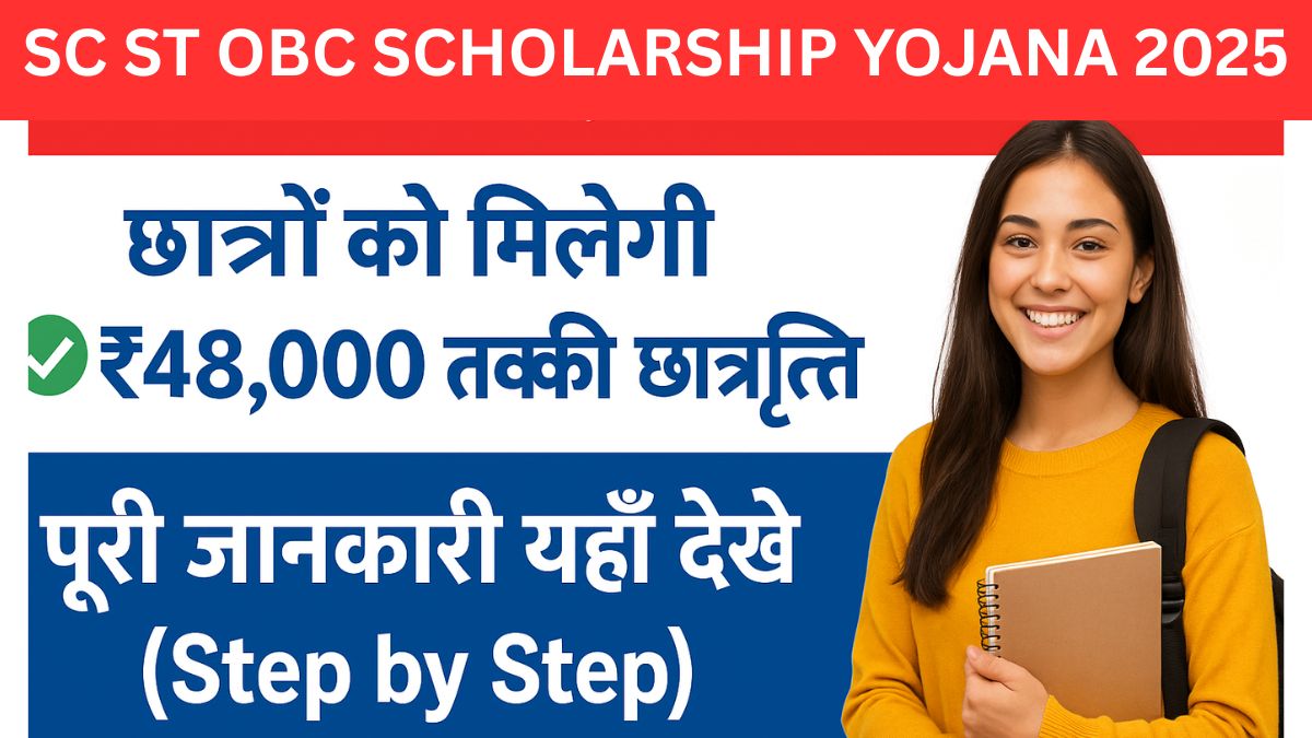 SC ST OBC Scholarship Yojana 2025